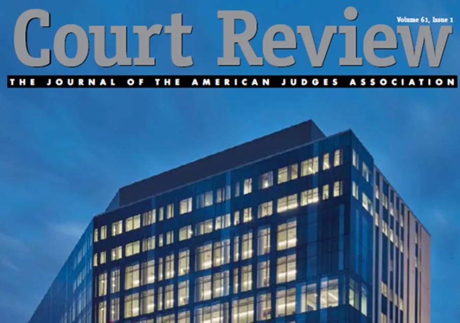 Court Review cover Vol 61 Issue 1